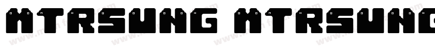 MTRSung MTRSung字体转换